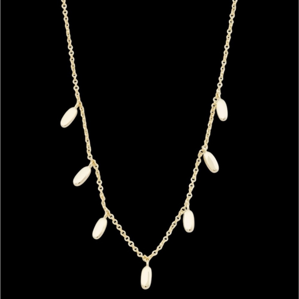 Kendra Scott 14k Gold tone Elegant Necklace with Oval Pendants​
